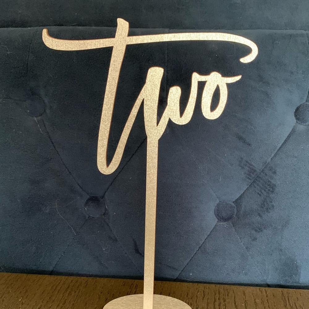 Wedding table numbers - Picture 9 of 10